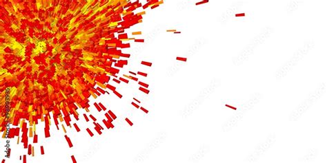 Digital sun explosion Stock Photo | Adobe Stock