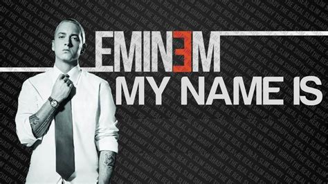 EMINEM-My name is [Lyrics] - YouTube