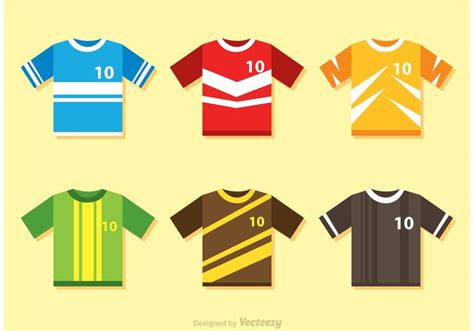 Color Soccer Jersey Vectors - Download Free Vector Art, Stock Graphics ...