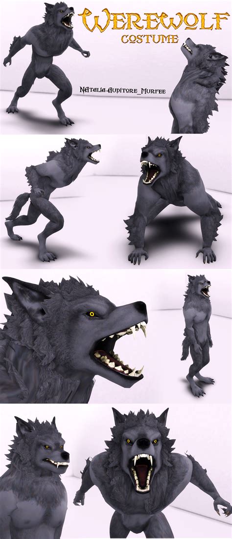 Werewolf costume | Natalia-Auditore | Werewolf costume, Werewolf, Sims 4