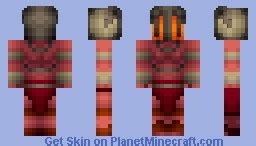 Hades from God of War Minecraft Skin