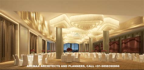 Banquet Hall Design | Simple Marriage Hall Plan | Arcmax Architects