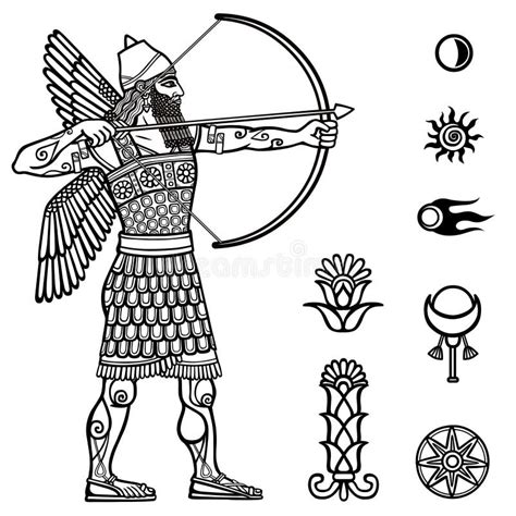 Sumerian Symbols Stock Illustrations – 65 Sumerian Symbols Stock Illustrations, Vectors ...