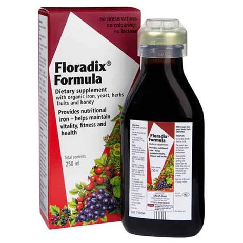 Floradix Iron & Vitamins 250ml Liquid - HealthPorter