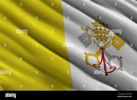 Flag of the Vatican City Stock Photo - Alamy