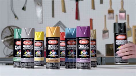 Meet Krylon® Fusion All-In-One® Spray Paint | The paint that adheres to almost anything - YouTube