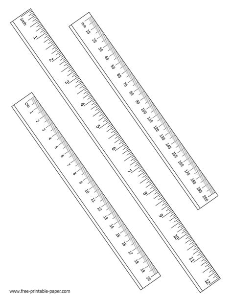 Printable Ruler – Free-printable-paper.com