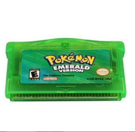 Pokemon Cartridge Game Card GBA Emerald Version