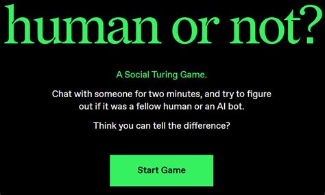 Can you distinguish people from AI bots? 'Human or not' online game ...