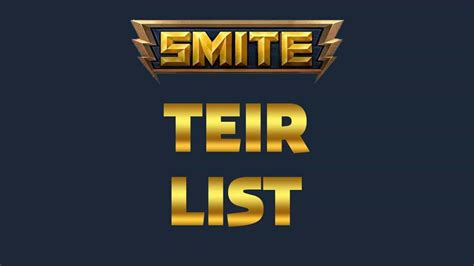 Smite Tier List (Updated (Updated March 2024) - Goongloo