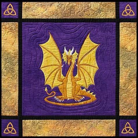 Dragon CLA2310178Q Quilt Blanket | Dragon quilt, Quilt patterns, Dragon pattern