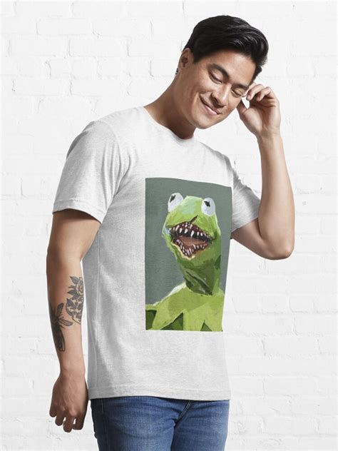 "kermit the scary frog" T-shirt for Sale by Beans20 | Redbubble | kermit t-shirts - frog t ...