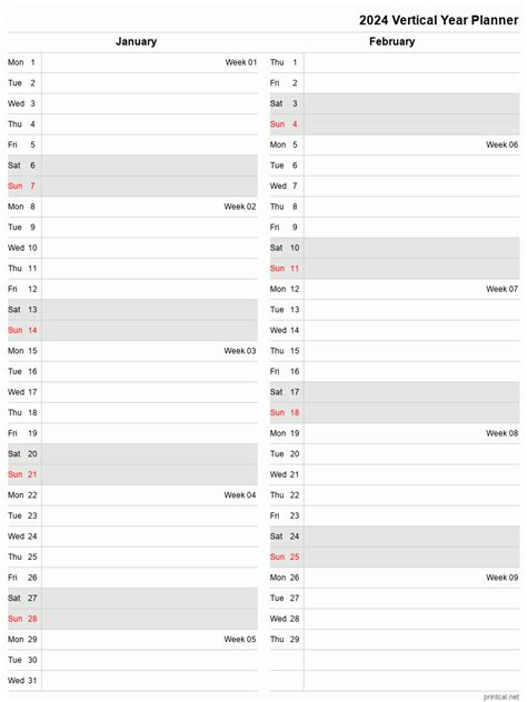 Printable 2024 Planner