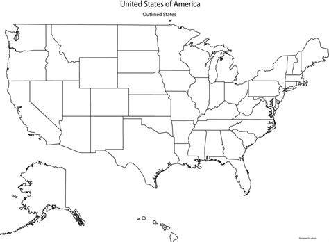 Map With Names Of States