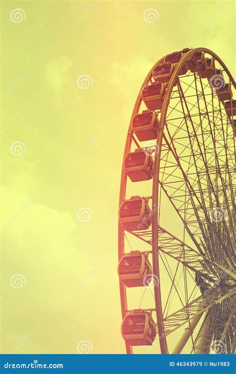 Ferris Wheel Silhouette Royalty-Free Stock Photo | CartoonDealer.com #46343979