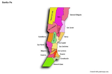 Mapas de muestra para Santa Fe (coloreado,sombrío) Santa Fe, Propaganda ...