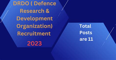 DRDO Recruitment 2023 - Nokri24.in