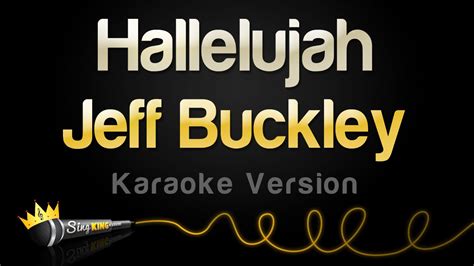 Jeff Buckley - Hallelujah (Karaoke Version) - YouTube