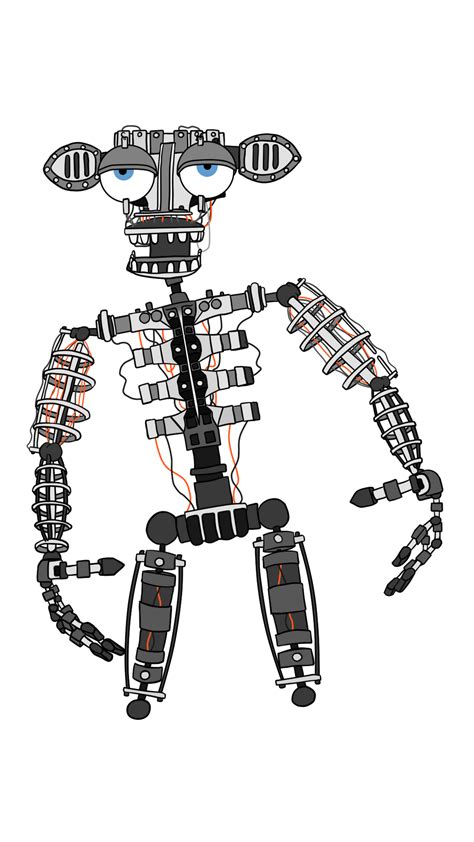 FNAF 2 - Endoskeleton V2 WIP by horse14t on DeviantArt