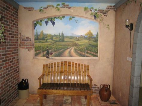 Wine Cellar Murals – Art by Terry | Mural, Wine cellar, Mural art