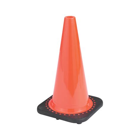 JBC 36'' Orange PVC Traffic Cone with black base is made PVC for superior du - Walmart.com ...