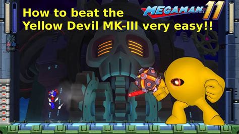 Mega Man 11, Superhero Mode! How to beat the Yellow Devil MK-III very ...