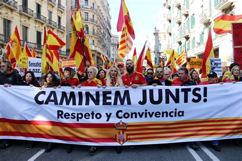 Pro-Spain demonstrations held in Barcelona and Brussels