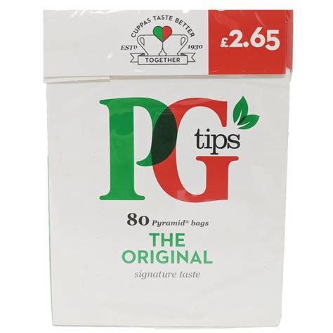 PG Tips Original Tea 80 Bags – Blighty's British Store