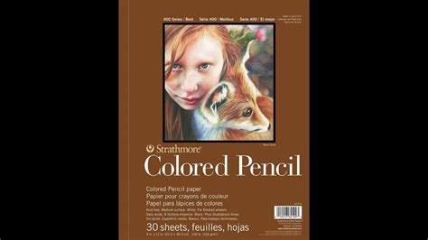 BEST COLORED PENCIL PAPER ( STRATHMORE ) REVIEW - YouTube