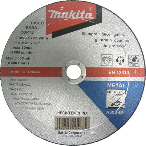 Makita Flat Metal Cutting Disc | Cutting Discs