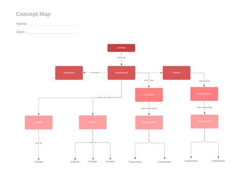 Example Of Concept Map Graphic Organizer