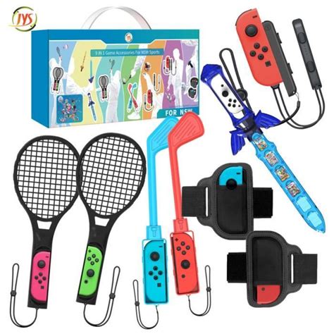 Switch Sports Accessories Pack 9 en 1 pour Nintendo Switch OLED 2021 ...