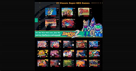 Here Are All The Games Coming To The Mini SNES Classic Edition