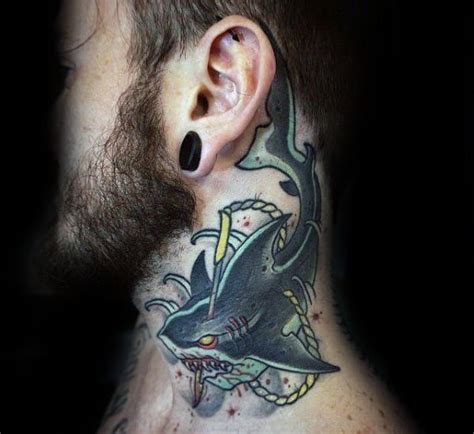 30 Neo Traditional Shark Tattoo Designs For Men - Cool Ink Ideas