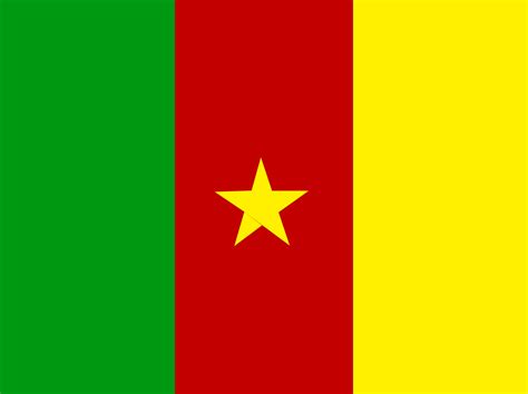 Clipart - flag of Cameroon