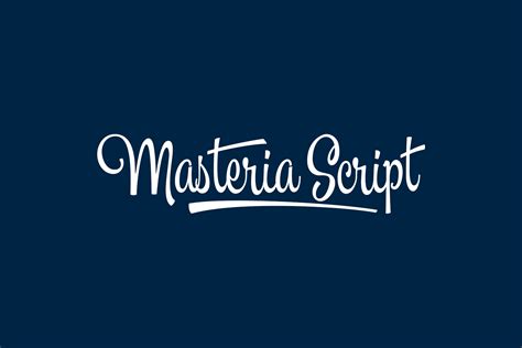 Masteria Script | Fonts Shmonts