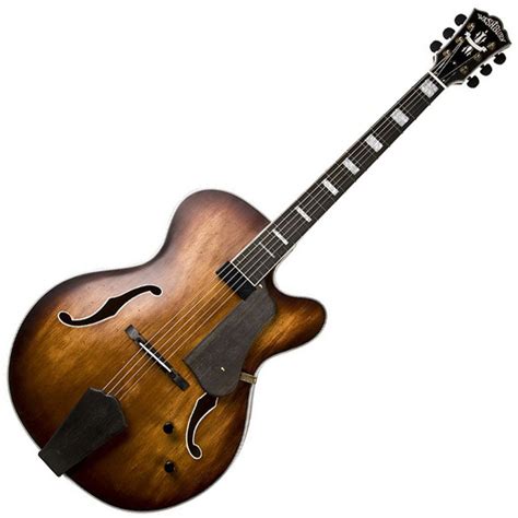 Washburn J600 Jazz Series Electric Guitar, Vintage Matte at Gear4music.com