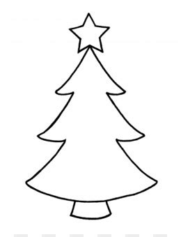 Christmas Tree Outline Clip Art