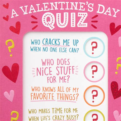 Love Quiz Funny Valentine's Day Card - Greeting Cards - Hallmark