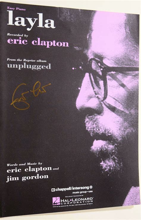 Eric ClaptonLayla – Autographcentral