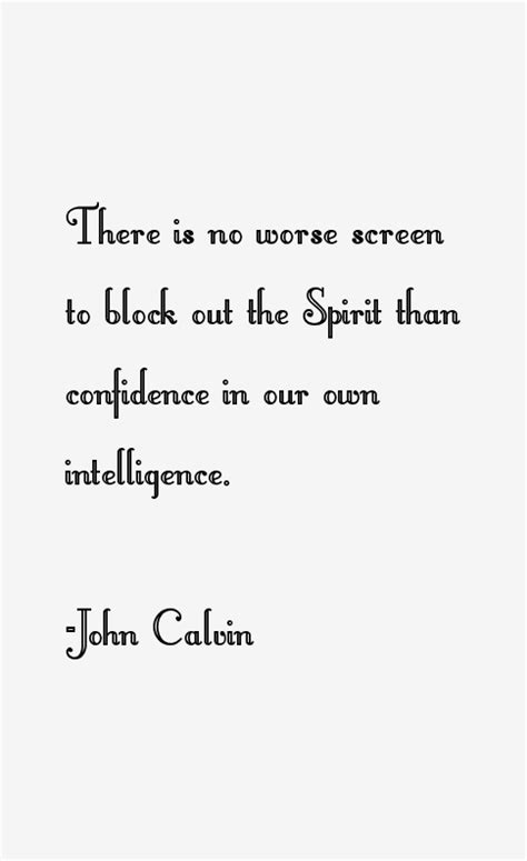 John Calvin Quotes & Sayings