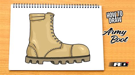 Combat Boots Drawing