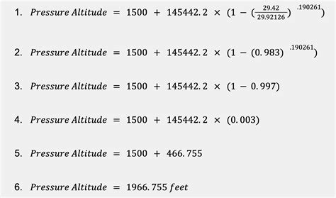 Pressure Altitude Explained (Formula and Examples) - Pilot Institute