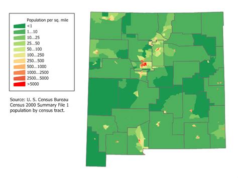 Image - New Mexico population map.png | Familypedia | FANDOM powered by ...