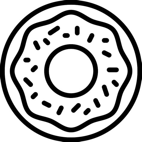 Donut Vector SVG Icon - SVG Repo