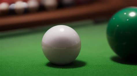 Premium AI Image | Pocketed Precision Billiard Ball in Pocket CloseUp with Soft Focus Flourish