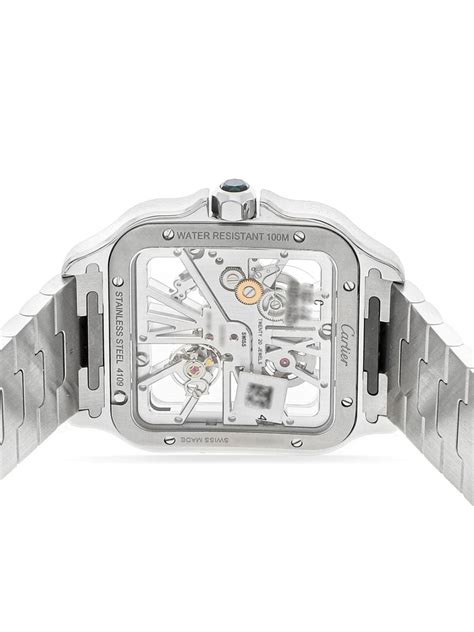 Cartier 2023 pre-owned Santos 39mm - Farfetch