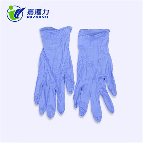 Colored Bulk Purple Nitrile Medical Gloves - Jiazhanli