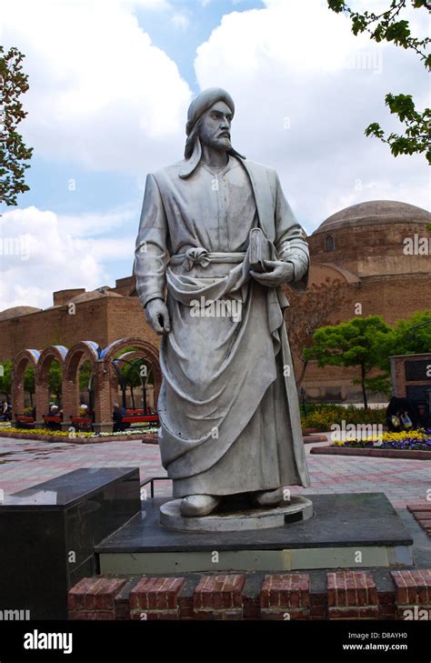 Statue of Ferdowsi in Blue mosque in Tabriz, Iran Stock Photo - Alamy