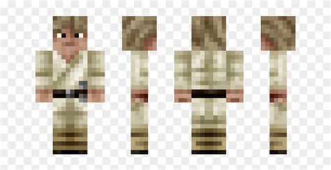 Minecraft Skins Star Wars Luke, HD Png Download - 750x442(#77624) - PngFind